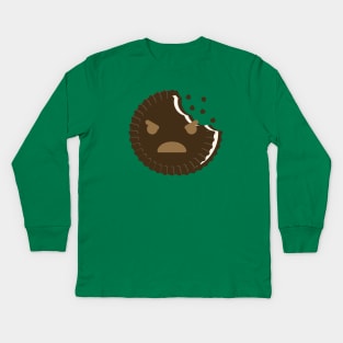 Angry cookie Kids Long Sleeve T-Shirt